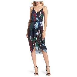 Chelsea28 Printed Faux Wrap Dress